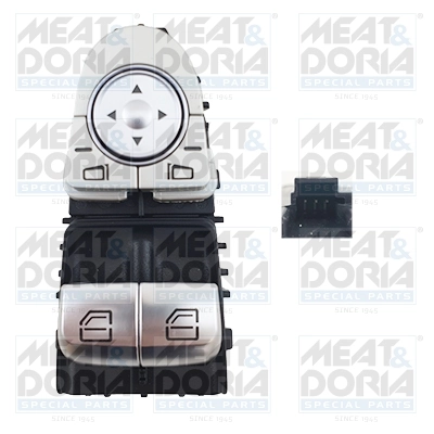 Switch, window regulator